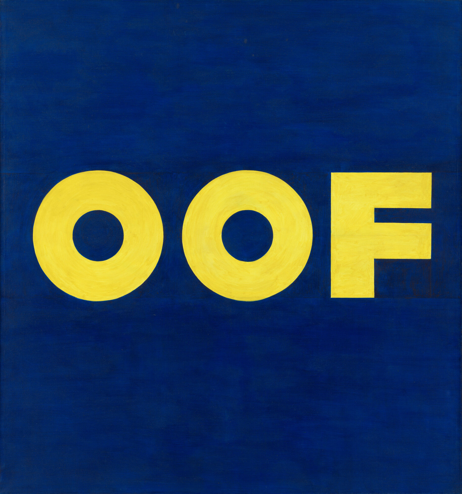 Edward Ruscha. OOF. 1962 reworked 1963 MoMA